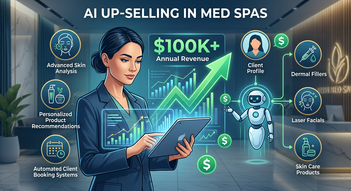 AI Upselling in Med Spas: How to Add $100K+ in Annual Revenue