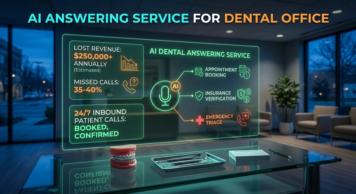 AI Answering Service for Dental Office: Cost, Setup, and ROI in 2026