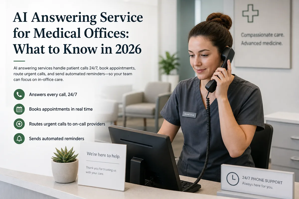 AI Answering Service for Medical Offices: What to Know in 2026