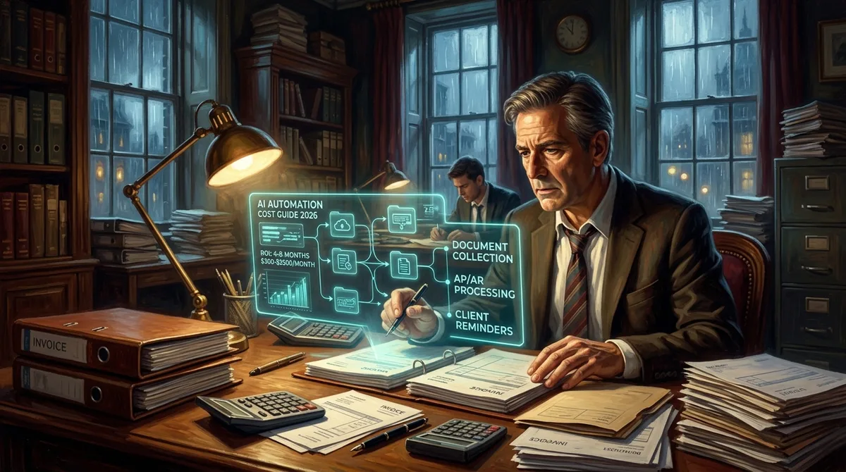 AI Automation Cost for Accounting Firms: 2026 Pricing Guide