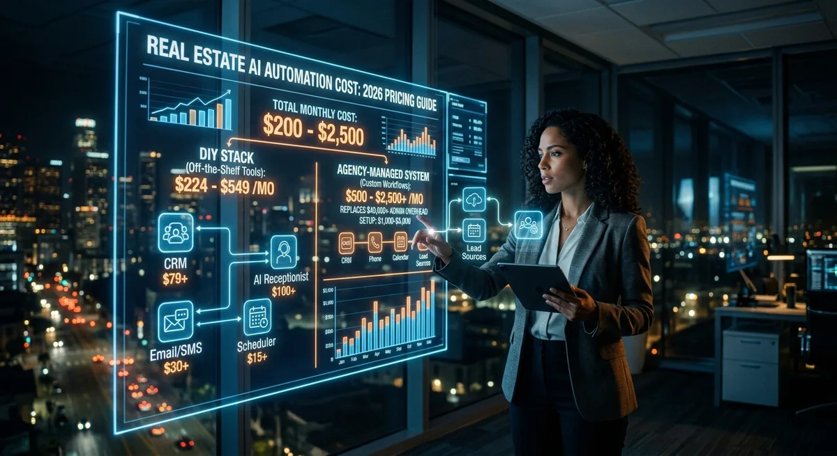 AI Automation Cost for Real Estate Agents: 2026 Pricing Guide