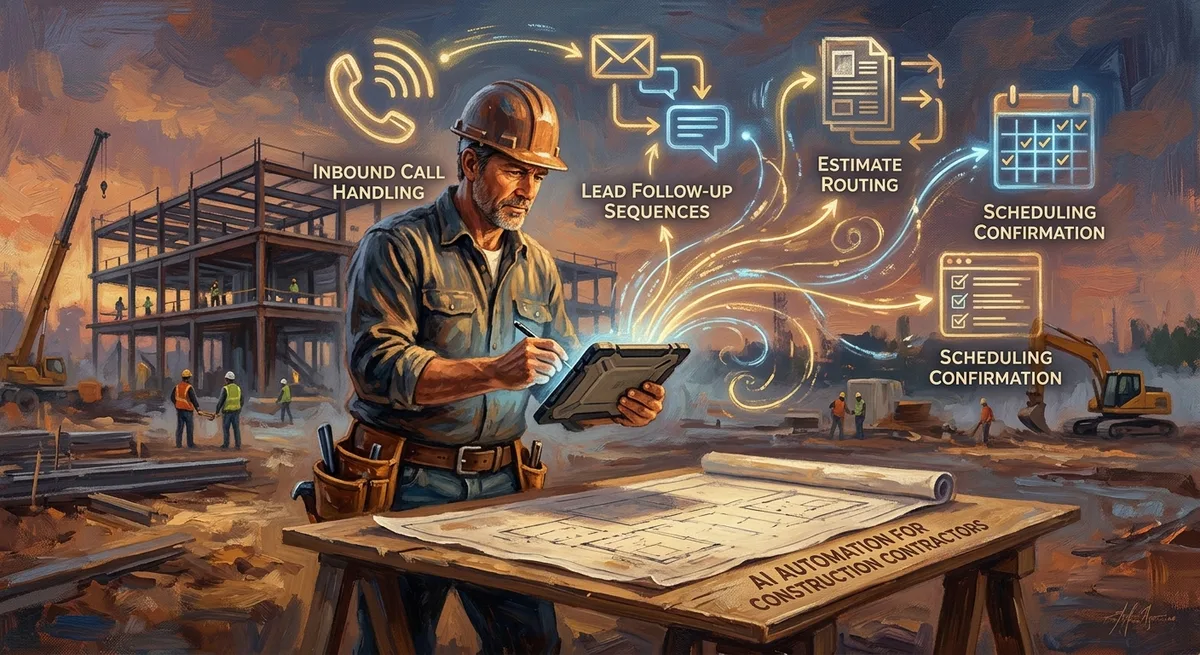 AI Automation for Construction Contractors: What Works in 2026