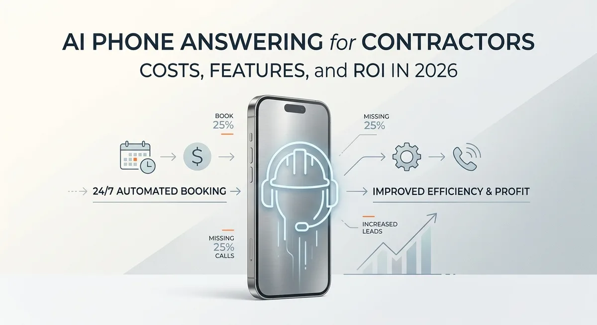 AI Phone Answering for Contractors: Costs, Features, and ROI in 2026