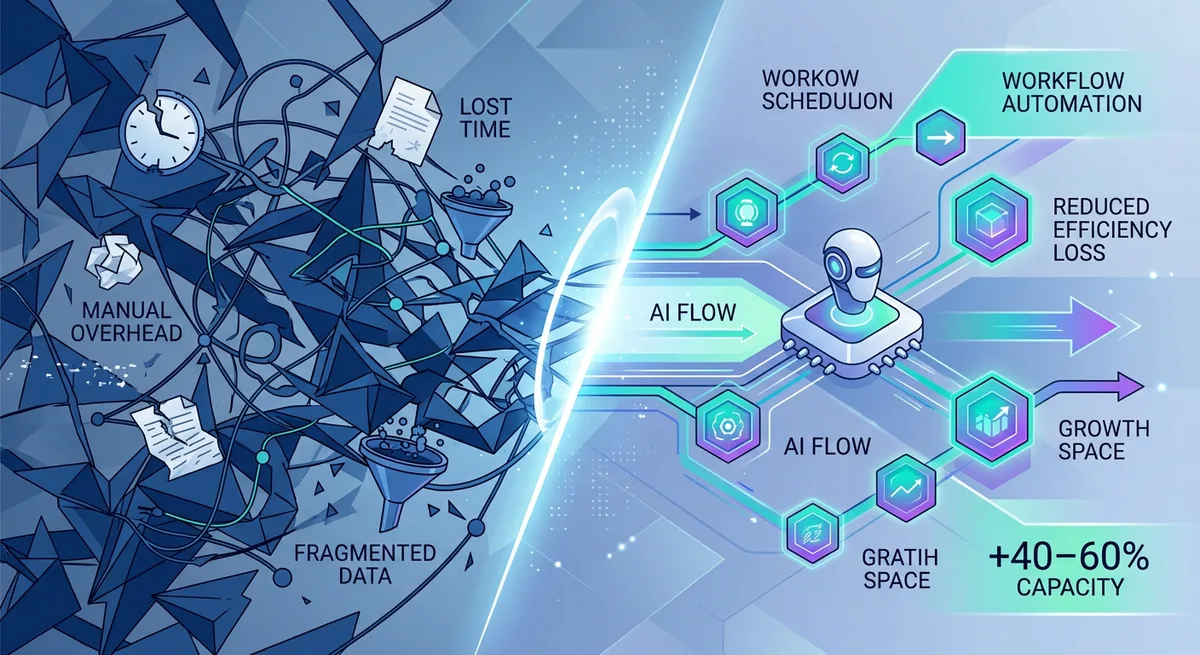 How AI Workflow Automation Cuts Administrative Overhead