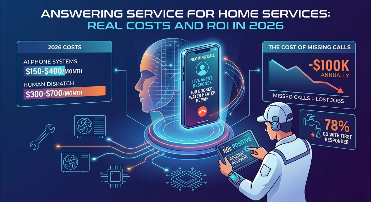 Answering Service for Home Services: Real Costs and ROI in 2026