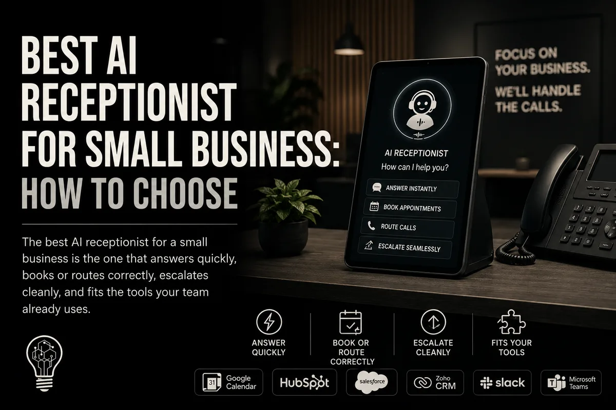 Best AI Receptionist for Small Business: How to Choose