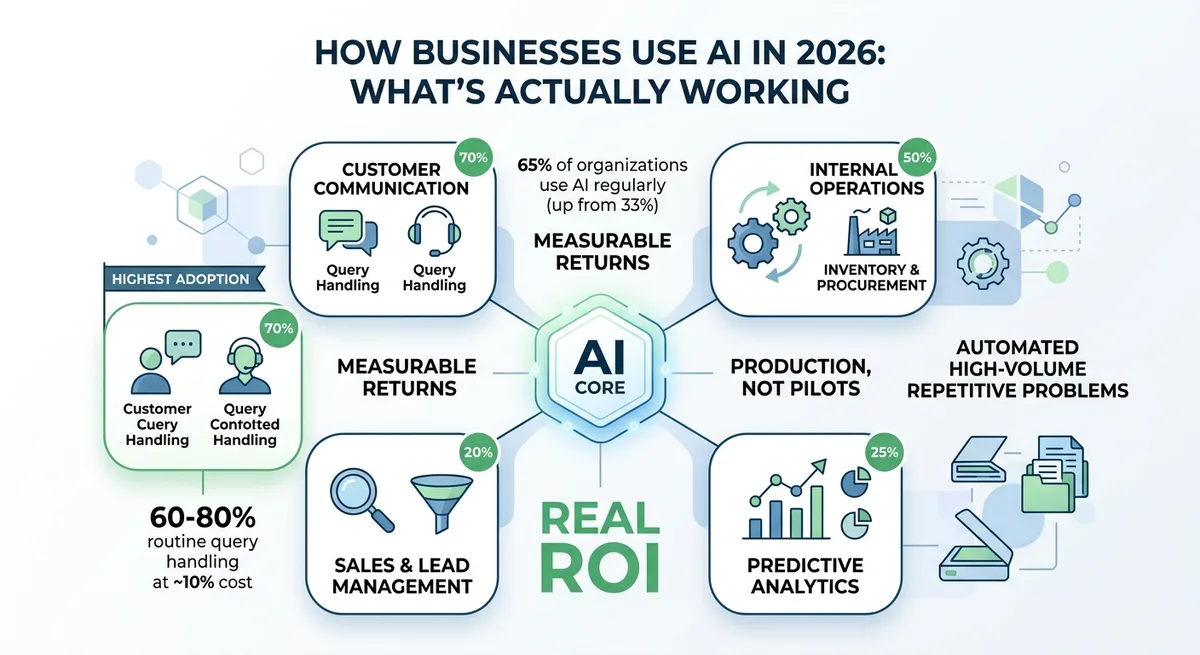 How Businesses Use AI in 2026: What's Actually Working