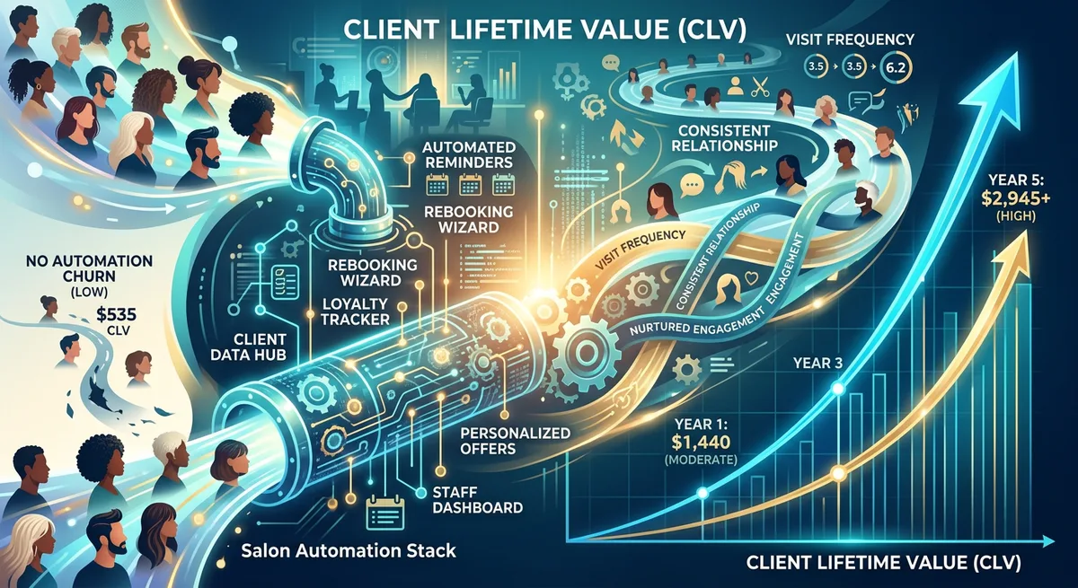 How Salon Automation Increases Client Lifetime Value