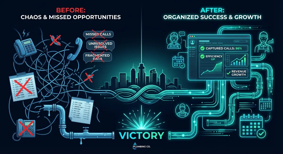 How Plumbing Companies Reduce Abandoned Calls with AI