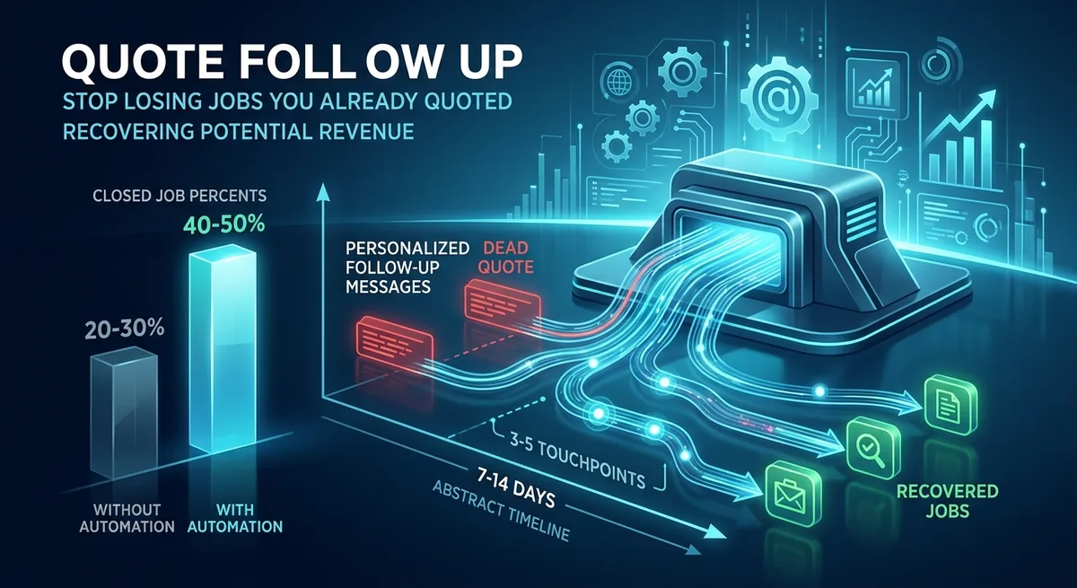 Quote Follow Up Automation: Stop Losing Jobs You Already Quoted