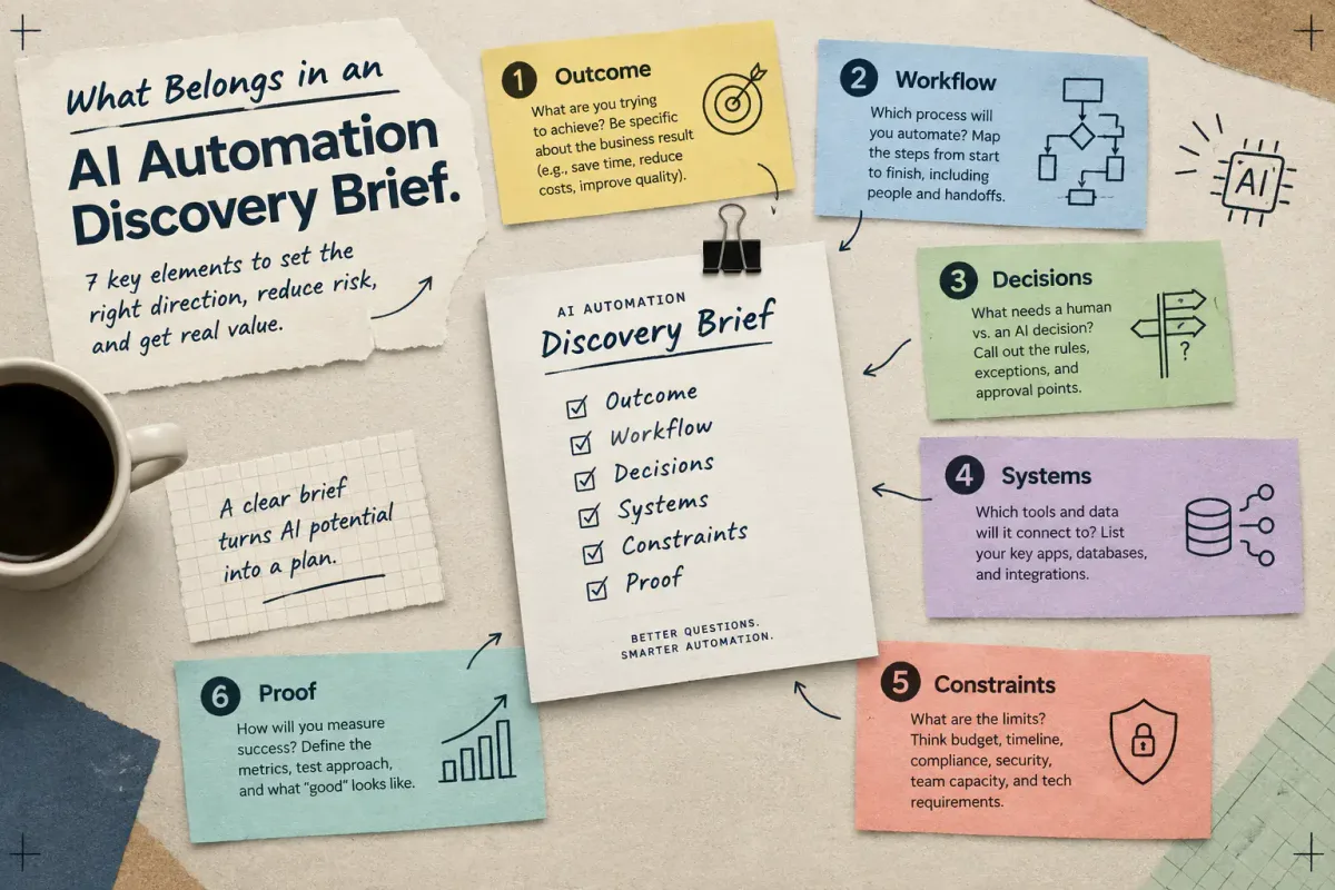 What Belongs in an AI Automation Discovery Brief
