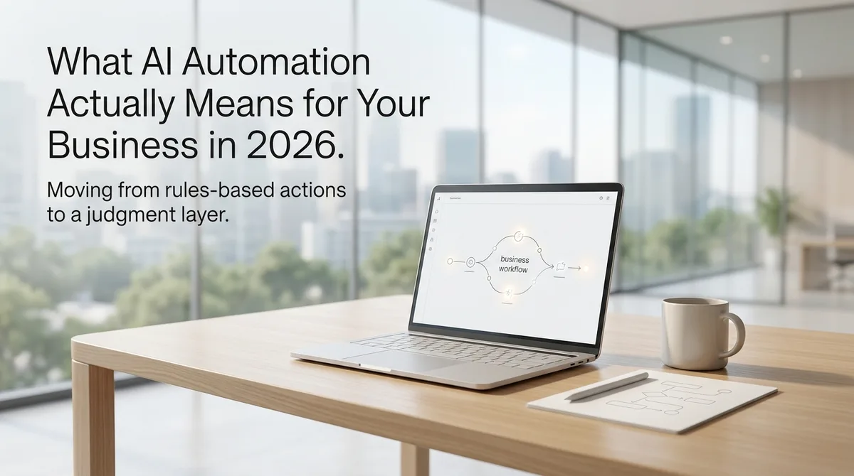 What AI Automation Actually Means for Your Business in 2026