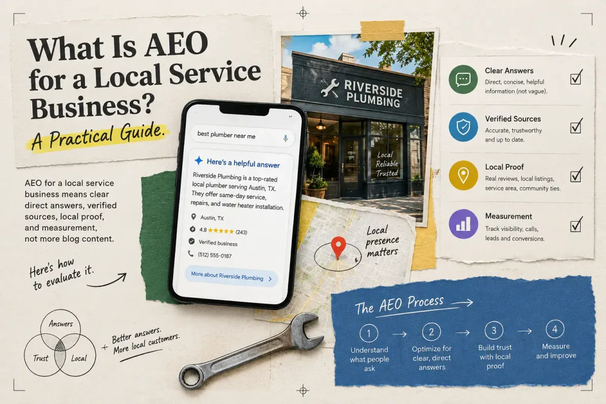 What Is AEO for a Local Service Business? A Practical Guide