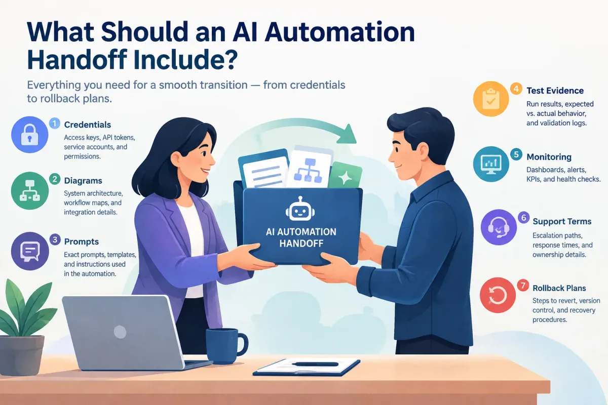 What Should an AI Automation Handoff Include?