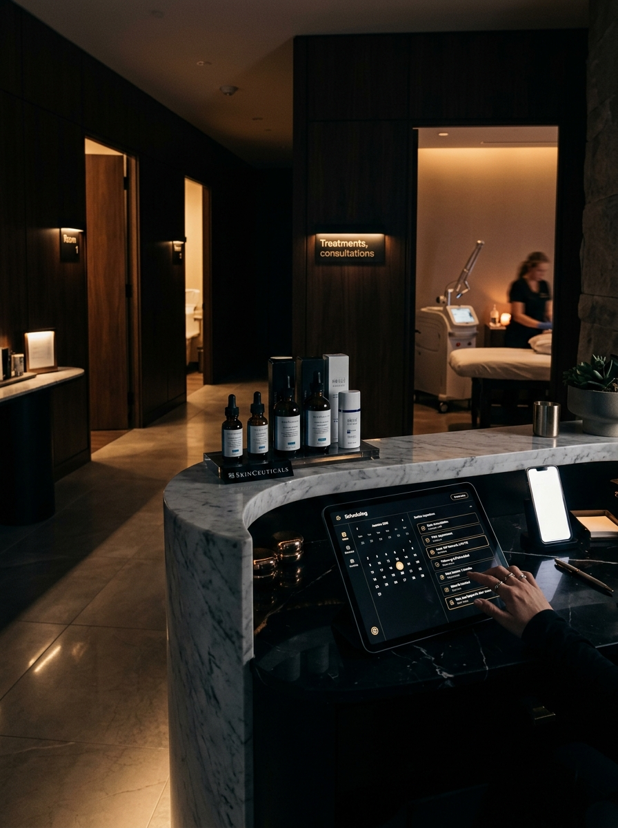 AI receptionist handling med spas calls