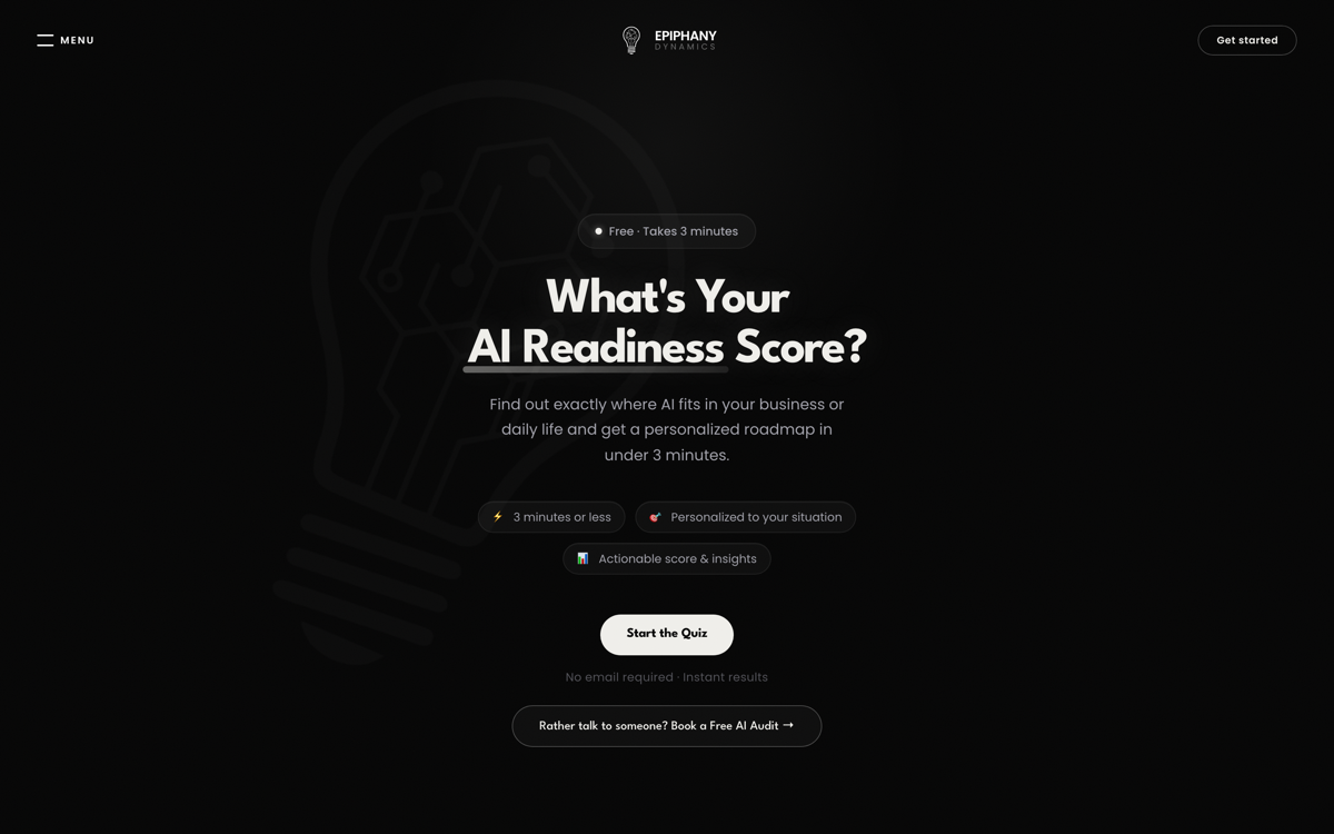 AI Readiness Quiz screenshot