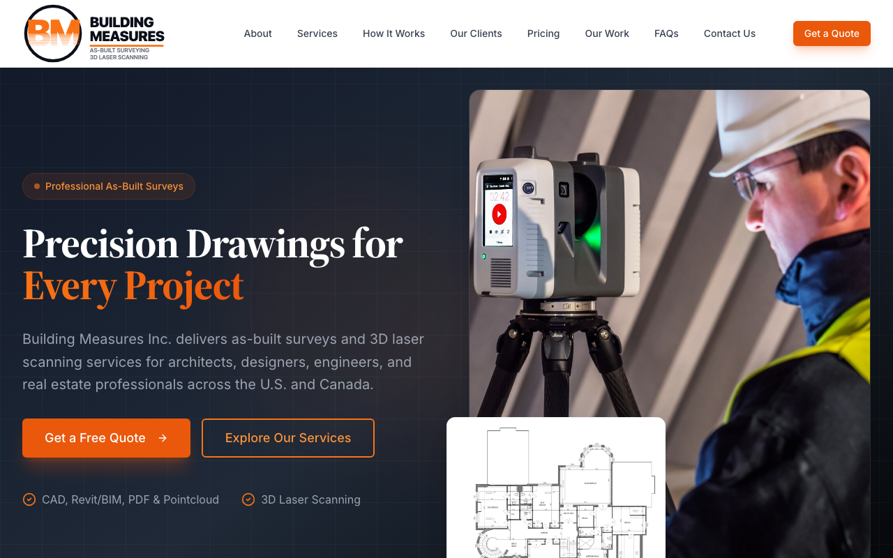 Building Measures Inc. screenshot