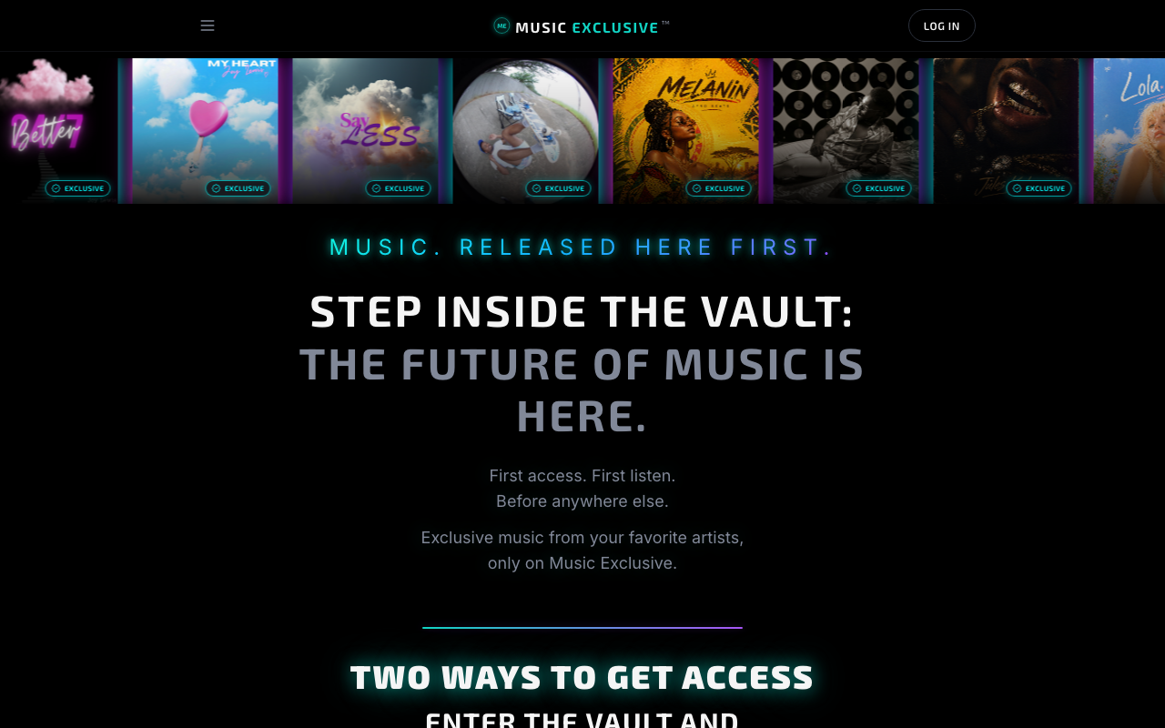 Music Exclusive screenshot