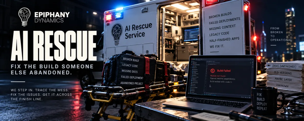 AI Rescue by Epiphany Dynamics