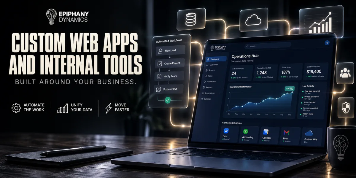 Custom Web Apps by Epiphany Dynamics